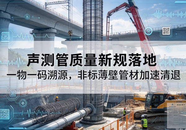 铁岭声测管质量新规落地，一物一码溯源，非标薄壁管材加速清退