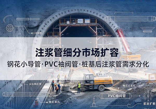 铁岭注浆管细分市场扩容，隧道钢花小导管、PVC 袖阀管、桩基后注浆管需求分化